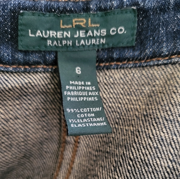 382. Ralph Lauren Long Denim Jean Coat - Size 6 - Picture 9 of 9